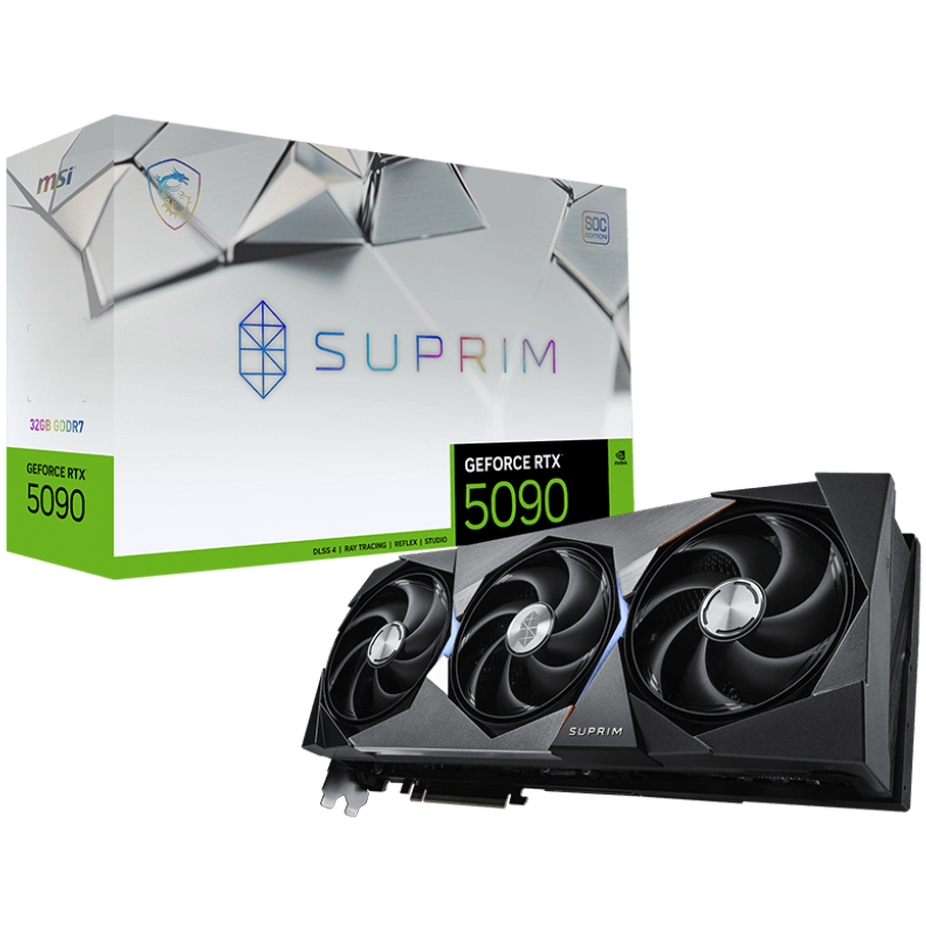 MSI GeForce RTX 5090 32G Suprim SOC, 32768 MB GDDR7