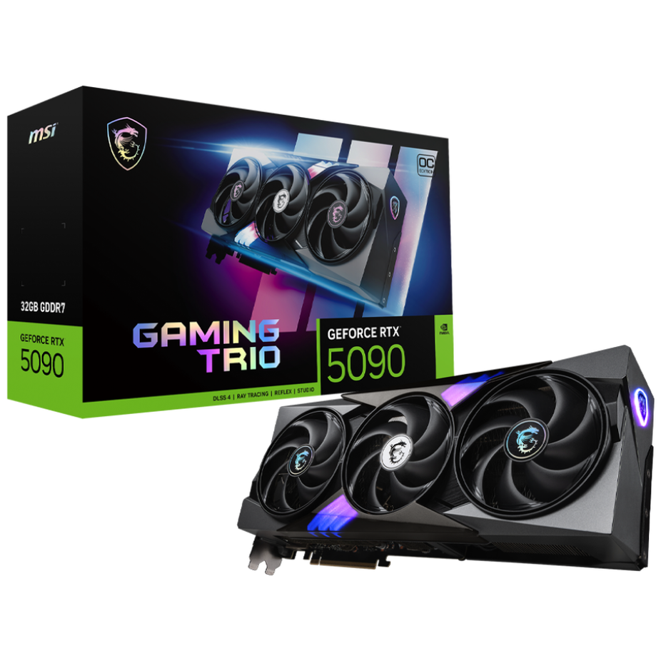 MSI GeForce RTX 5090 32G Gaming Trio OC, 32768 MB GDDR7