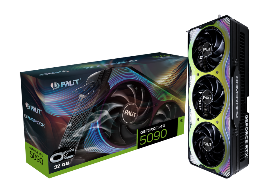 Palit GeForce RTX 5090 GameRock OC, 32768 MB GDDR7 Palit
