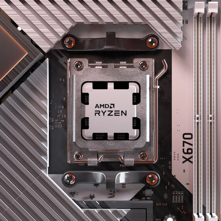 AMD Ryzen 5 9600 CPU, 6 Kerne, 5,2 GHz, AM5 (Zen 5) - tray, ohne kühler AMD