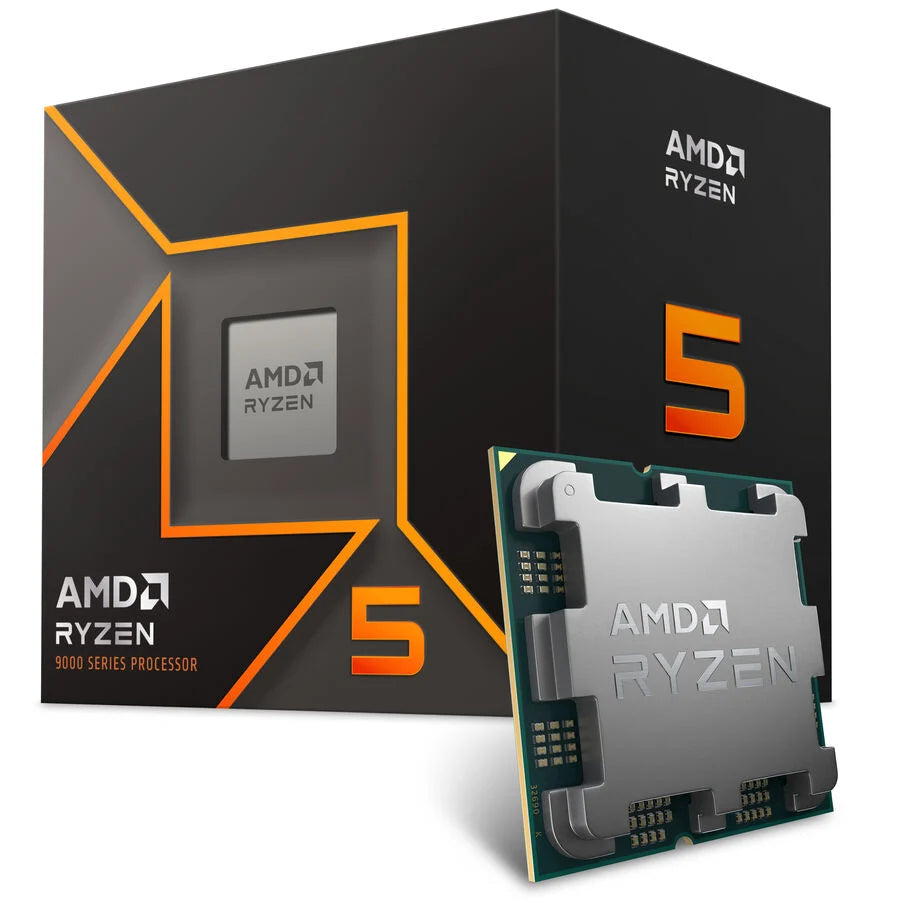 AMD Ryzen 5 9600 CPU, 6 Kerne, 5,2 GHz, AM5 (Zen 5) - boxed, mit Kühler