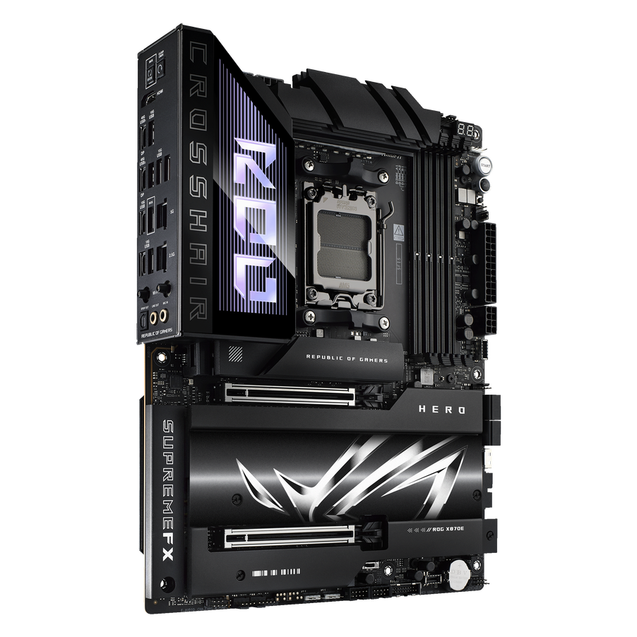 ASUS ROG Crosshair X870E Hero Mainboard, AMD X870E, Sockel AM5, DDR5