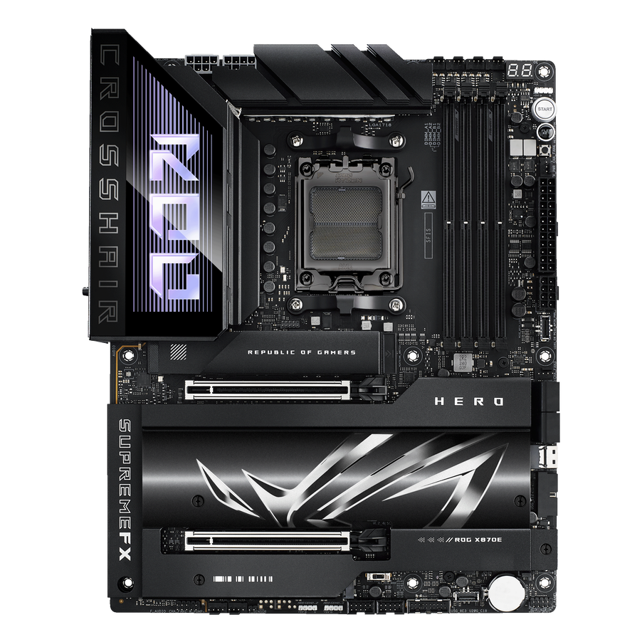 ASUS ROG Crosshair X870E Hero Mainboard, AMD X870E, Sockel AM5, DDR5