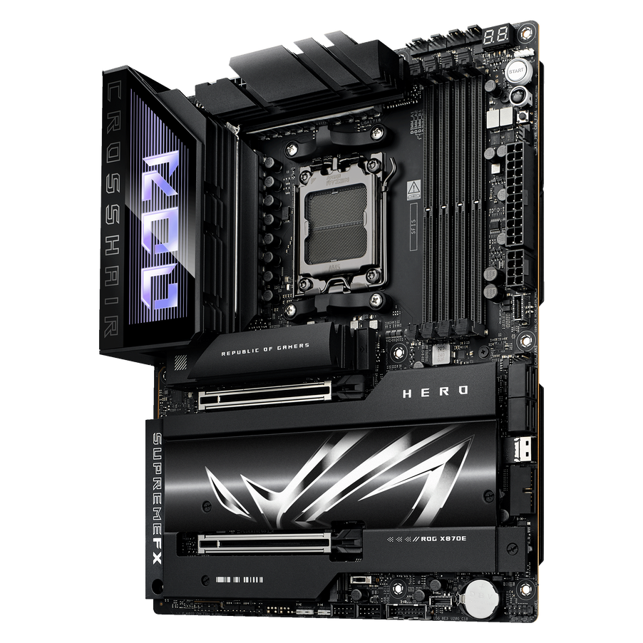 ASUS ROG Crosshair X870E Hero Mainboard, AMD X870E, Sockel AM5, DDR5