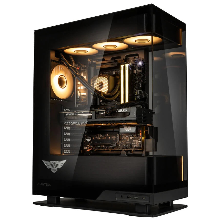 King Forge Gaming-PC Diamant, AMD Ryzen 7 9800X3D, RTX 5080, Phanteks Evolv X2 – Fertig-PC