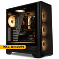 King Forge Gaming-PC Gold, AMD Ryzen 5 7500X3D, RTX 5070, Phanteks Eclipse G400A – Fertig-PC mit Windows