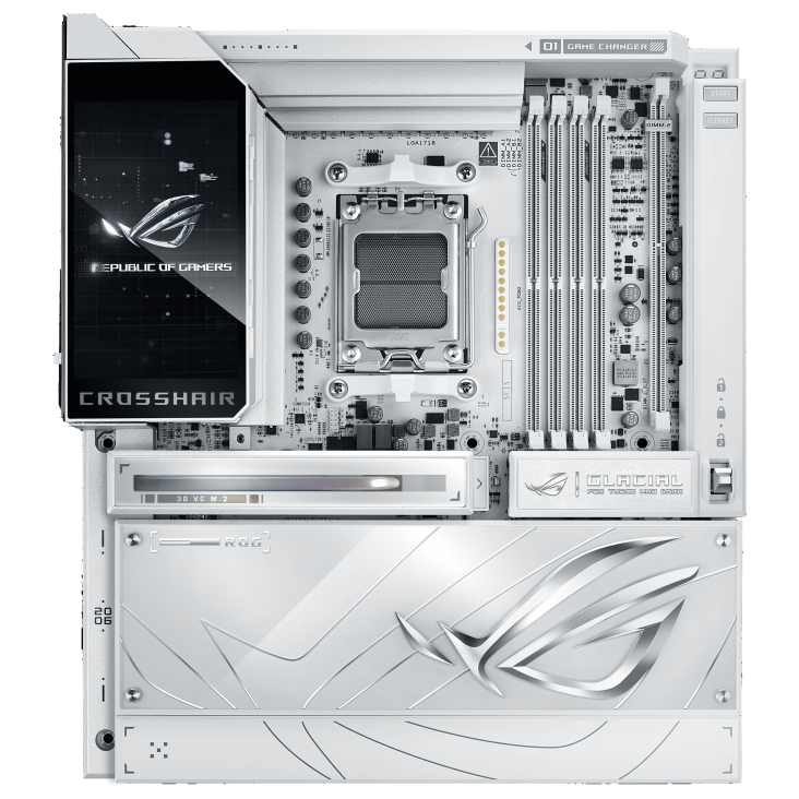 ROG Crosshair X870E Glacial AM5 Motherboard Asus